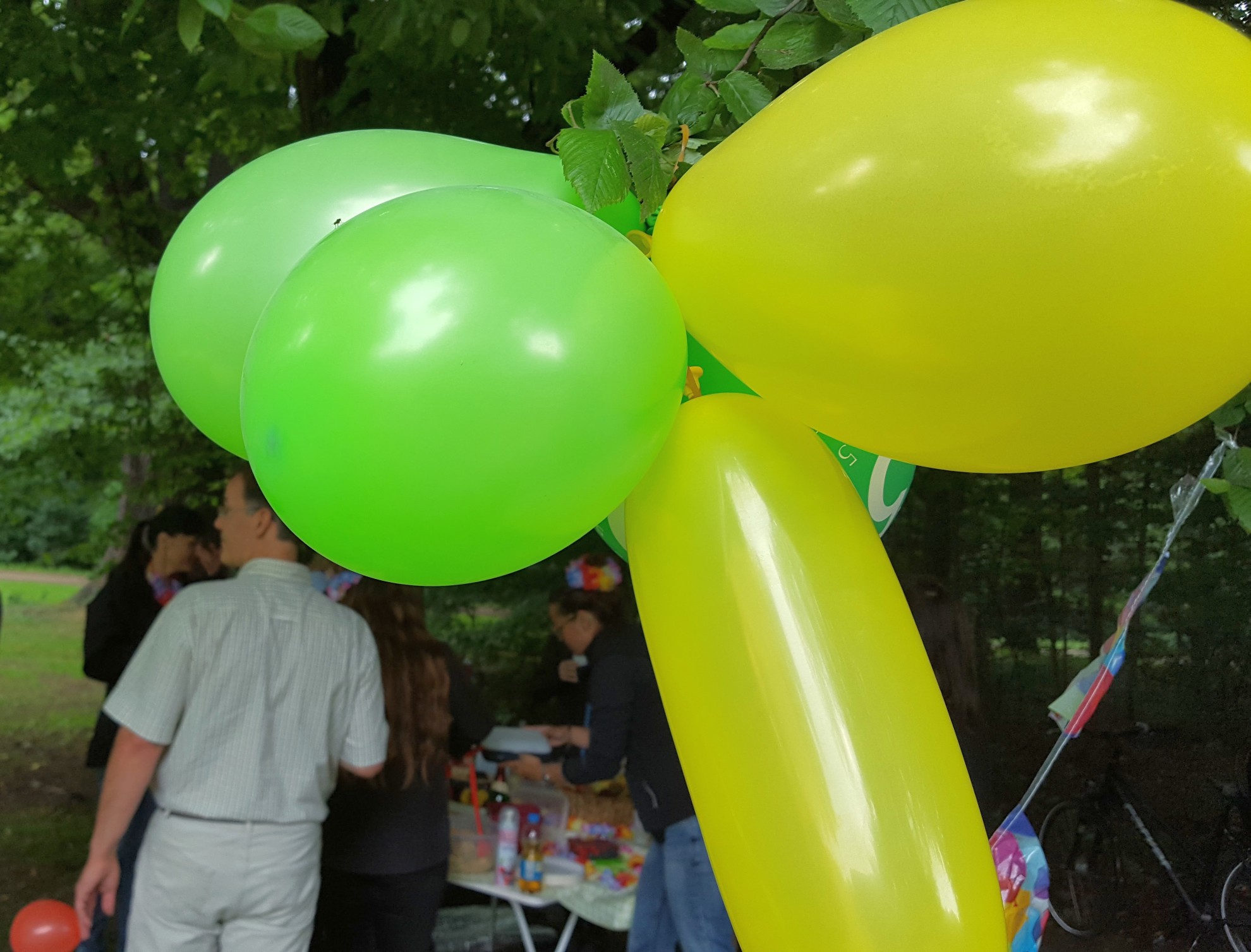 9 Jahre Calando Pflegedienst: Picknick im Großen Garten