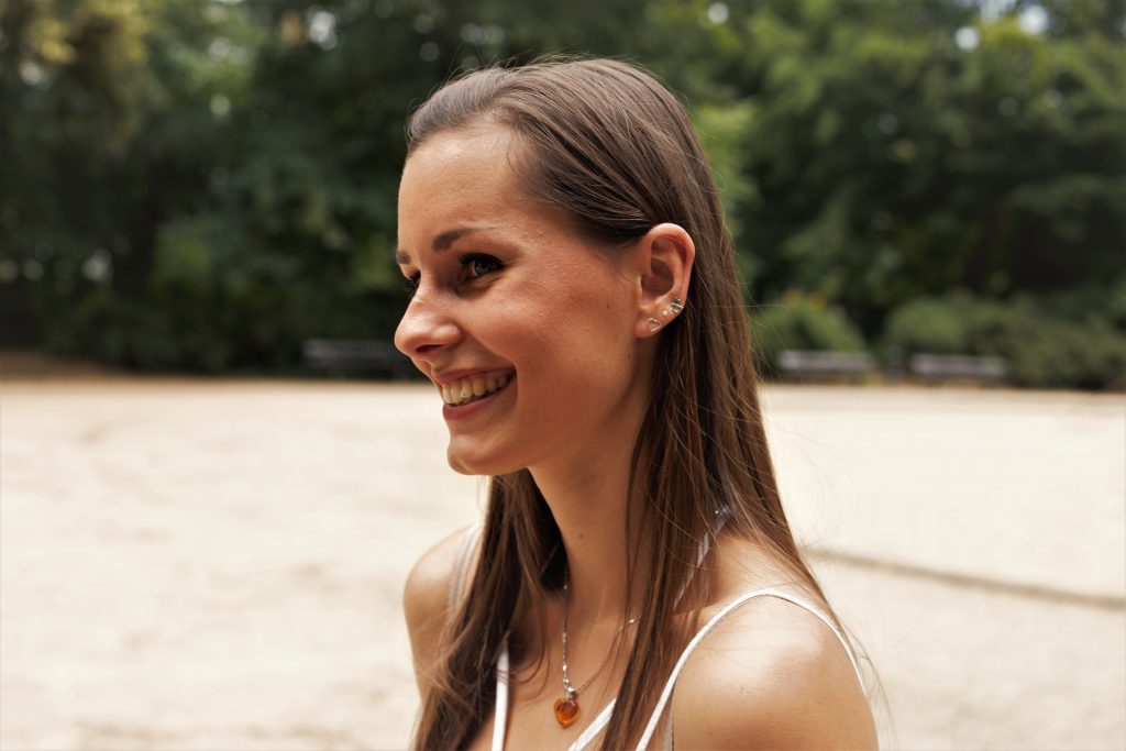 Jenny bei einer teambildenden Maßnahme. (Foto: Sven Wernicke)