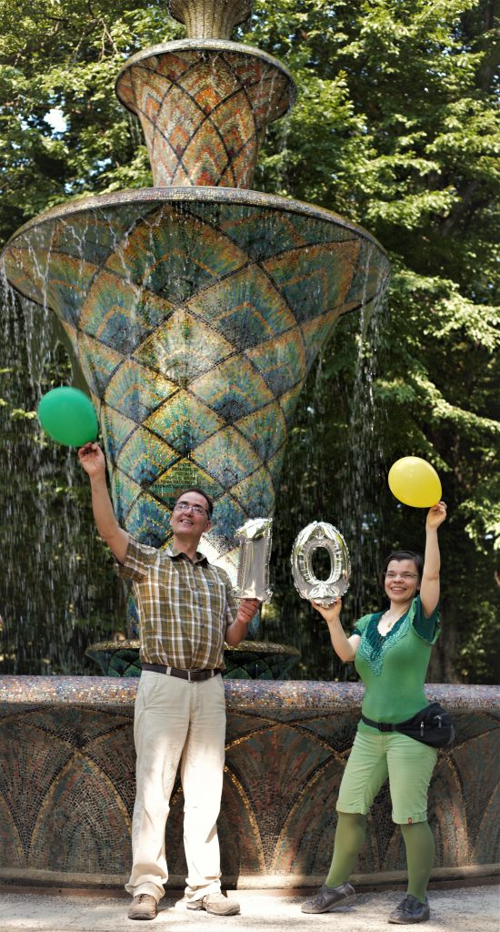 Herr und Frau Quaas feiern. (Foto: Anne-Kathrin Gericke)