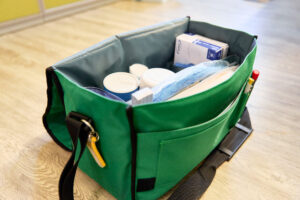 Pflegetasche, fertig gepackt!