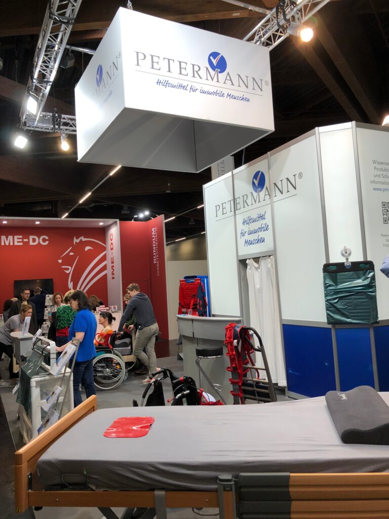 Foto vom Messestand der Firma Petermann