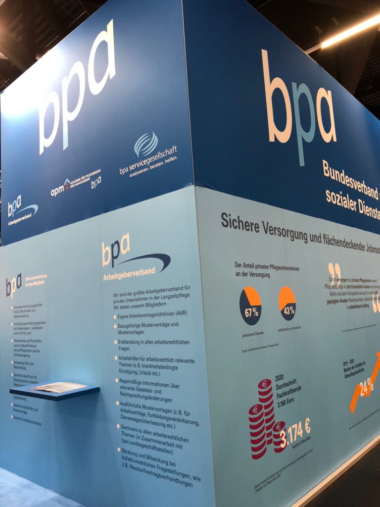 Foto vom Messestand des bpa