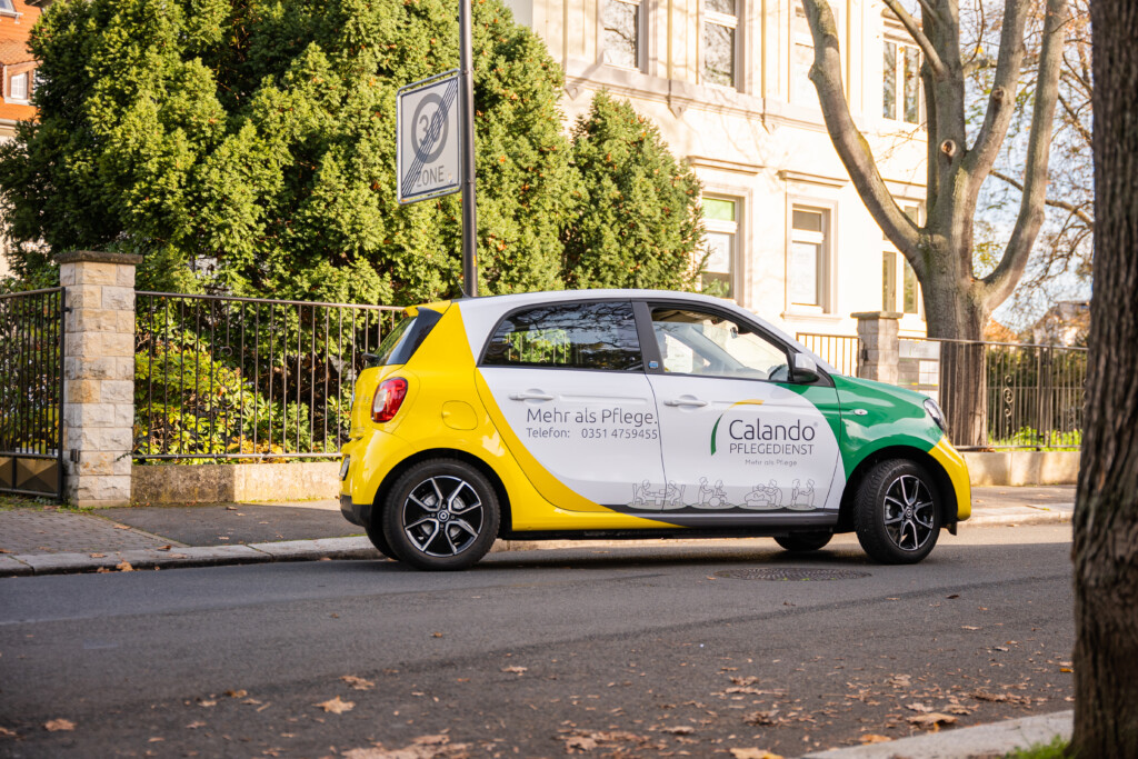 E-Auto vom Calando Pflegedienst