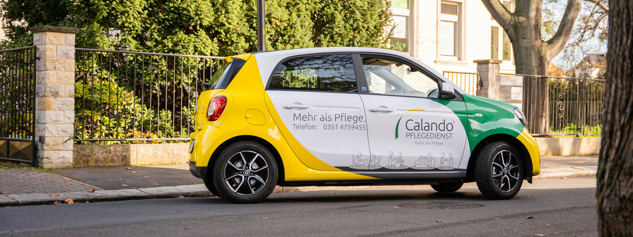 E-Auto vom Calando Pflegedienst