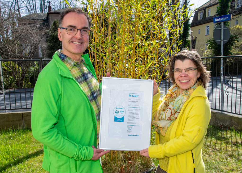 Der Calando Pflegedienst in Dresden erhält Auszeichnung für nachhaltiges Handeln