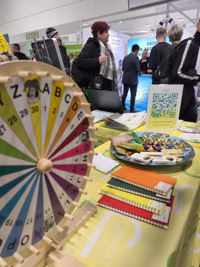 Calando-Glücksrad zur KarriereStart Dresden