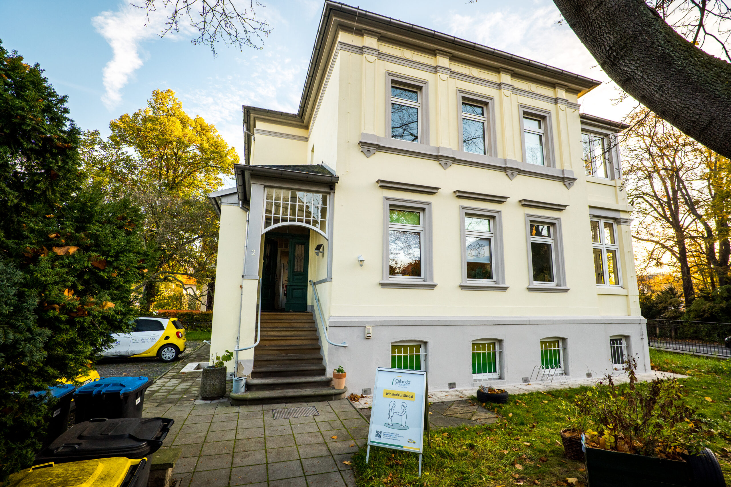 Der Calando Pflegedienst in der Barlachstraße 2 in Dresden. Der Calando Pflegedienst in der Barlachstraße 2 in Dresden.